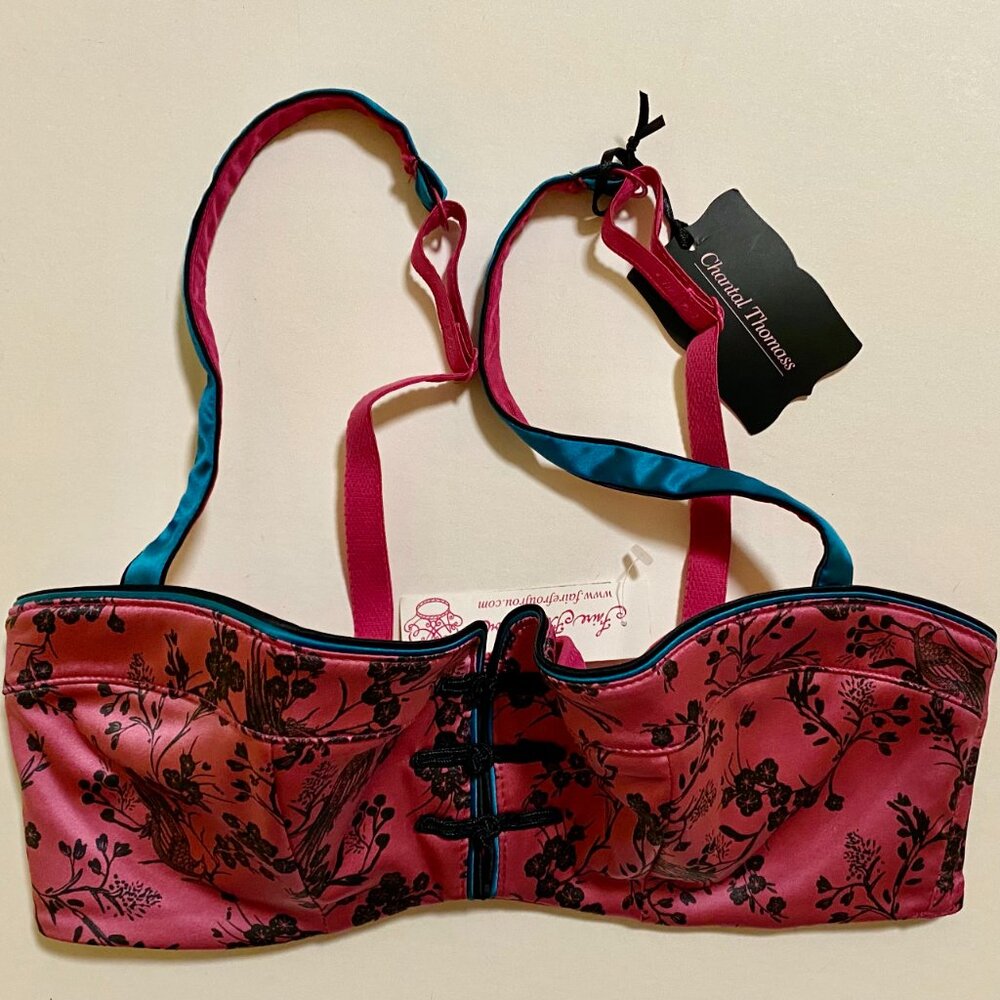 Chantal Thomass Mademoiselle Pekin Balconette Bra NWT